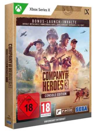 Company of Heroes 3 Launch Edition Metal Case Xbox Series X